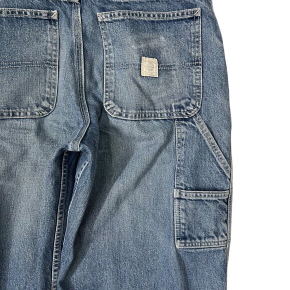 Vintage Abercrombie & Fitch Mens Carpenter Wide Leg Jeans Medium Wash Size 32L - Picture 5 of 16